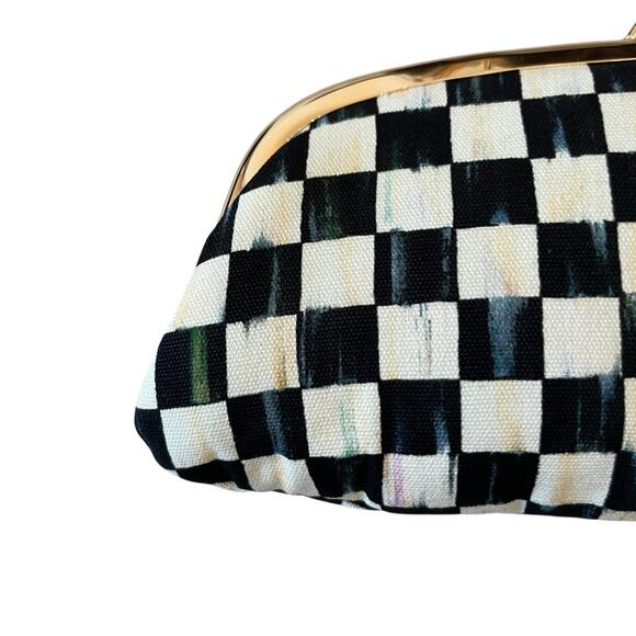 Brand New Mackenzie-Childs Courtly Check Eyeglasses Case. Size 7" X 4.5" - Picture 10 of 11